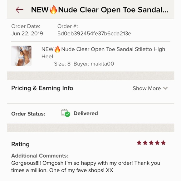 NEW🔥Nude Clear Band Open Toe Sandal Stiletto Heel - Picture 8 of 8